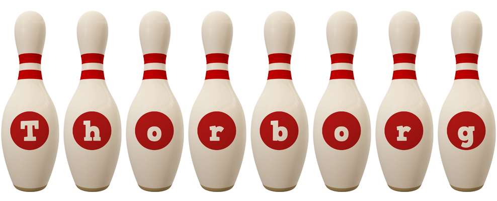 Thorborg bowling-pin logo