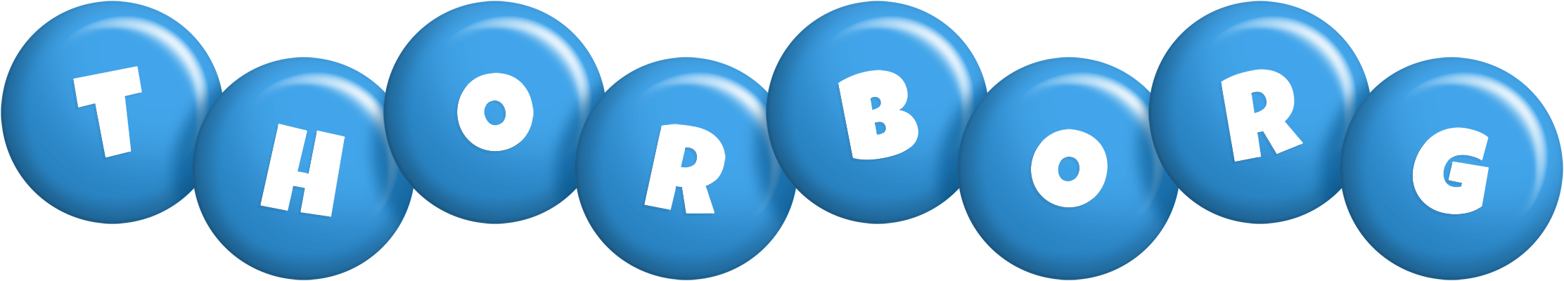 Thorborg candy-blue logo
