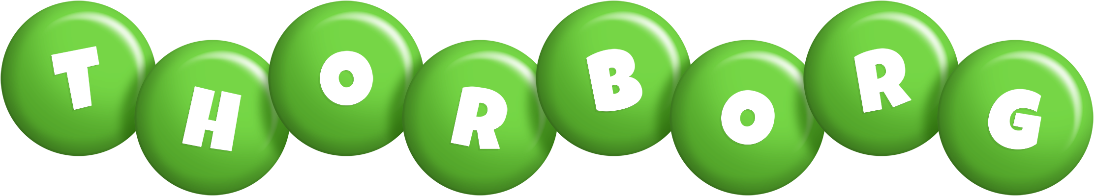 Thorborg candy-green logo