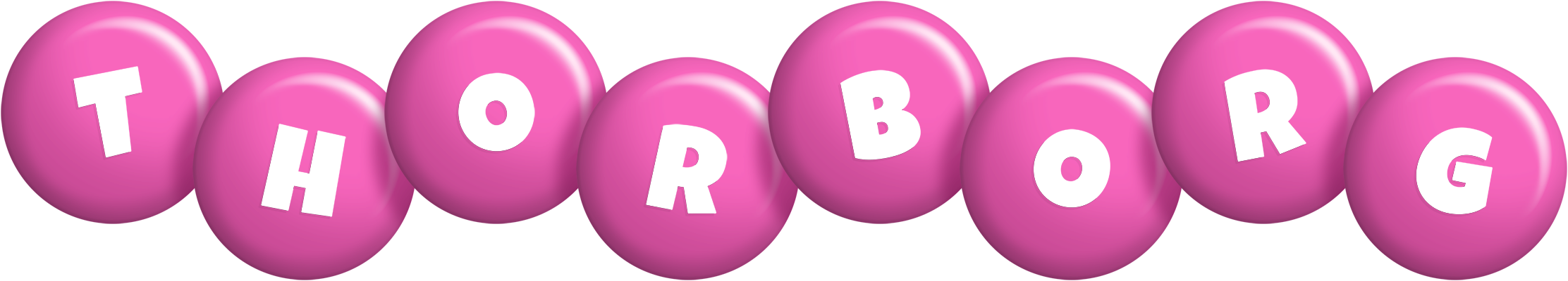 Thorborg candy-pink logo
