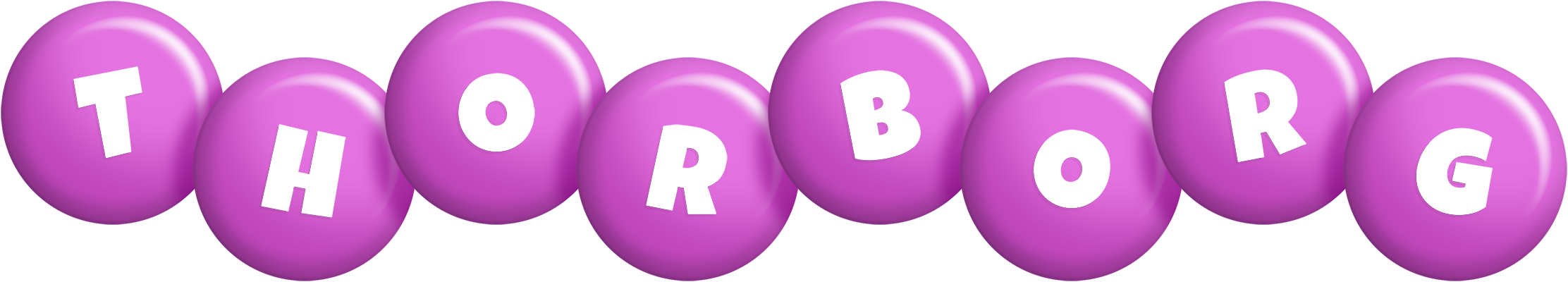 Thorborg candy-purple logo
