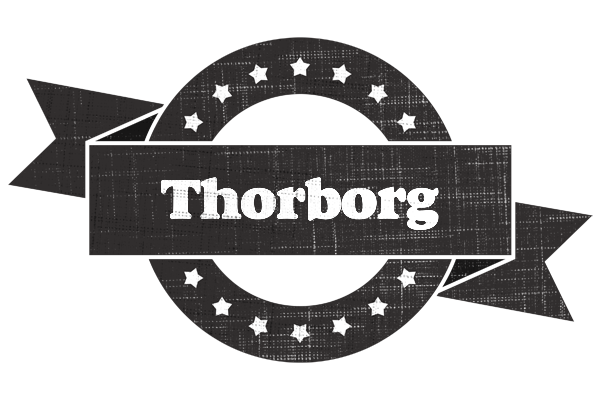 Thorborg grunge logo