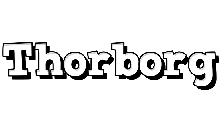 Thorborg snowing logo