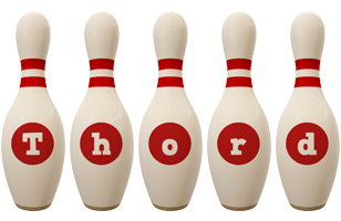 Thord bowling-pin logo