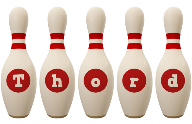 Thord bowling-pin logo