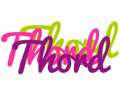 Thord flowers logo
