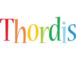 Thordis birthday logo