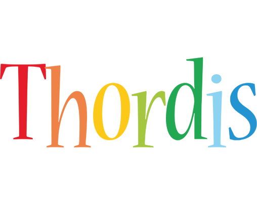 Thordis birthday logo