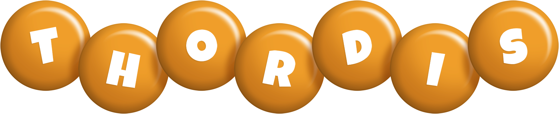 Thordis candy-orange logo