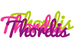 Thordis flowers logo