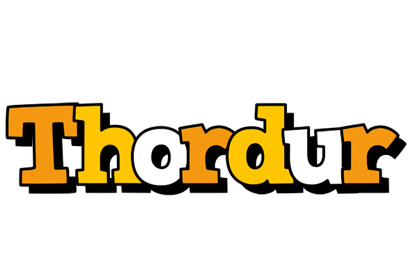 Thordur cartoon logo