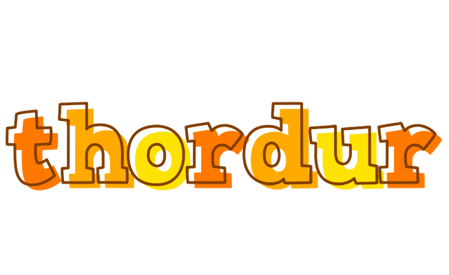 Thordur desert logo