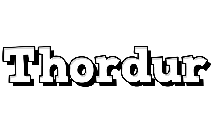 Thordur snowing logo