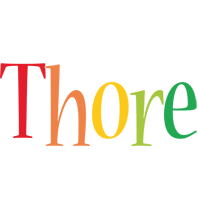 Thore birthday logo