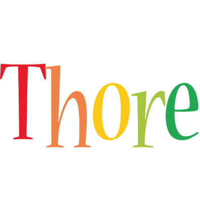 Thore birthday logo