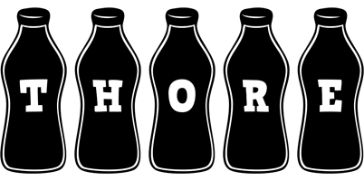 Thore bottle logo