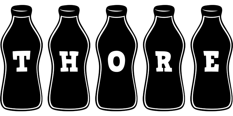 Thore bottle logo