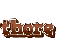 Thore brownie logo