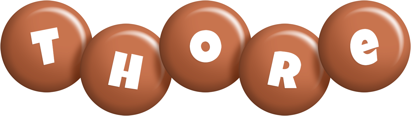 Thore candy-brown logo