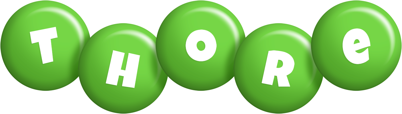 Thore candy-green logo