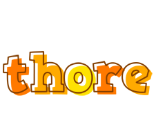 Thore desert logo