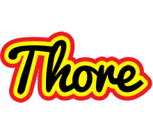 Thore flaming logo