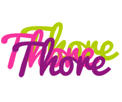 Thore flowers logo