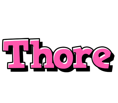 Thore girlish logo