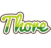 Thore golfing logo