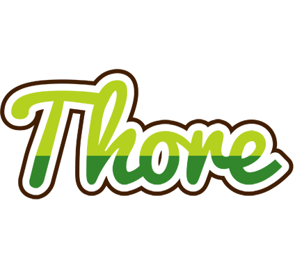 Thore golfing logo