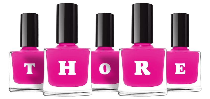 Thore nails logo