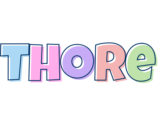 Thore pastel logo