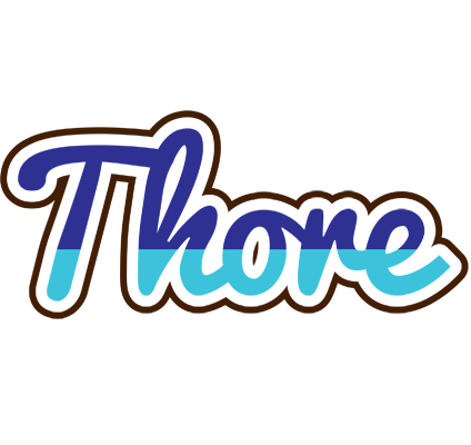 Thore raining logo