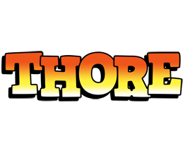 Thore sunset logo