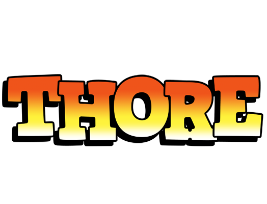 Thore sunset logo