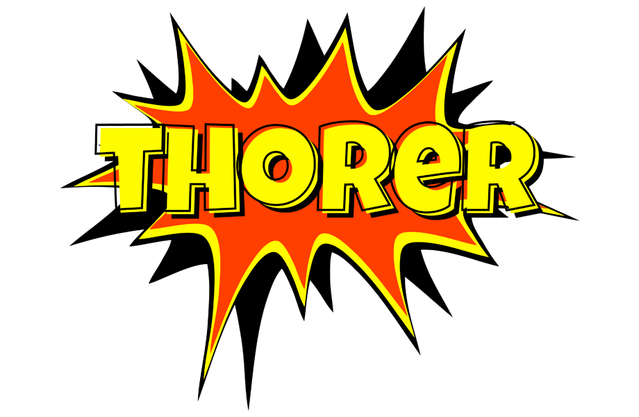 Thorer bazinga logo