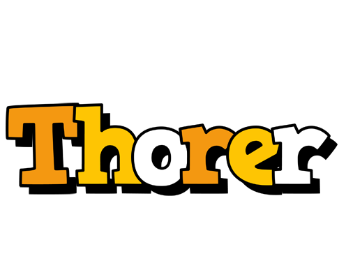 Thorer cartoon logo