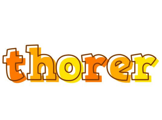 Thorer desert logo