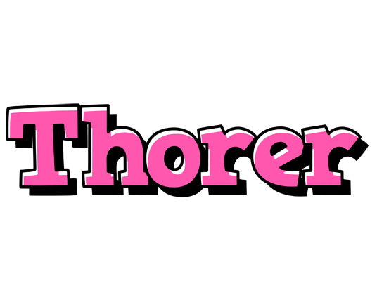 Thorer girlish logo