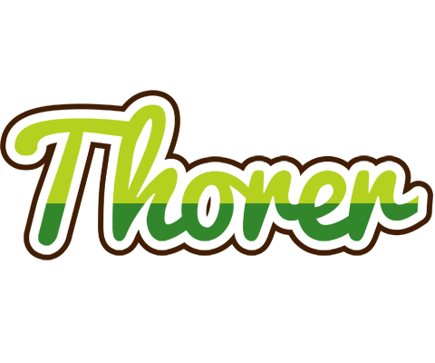 Thorer golfing logo