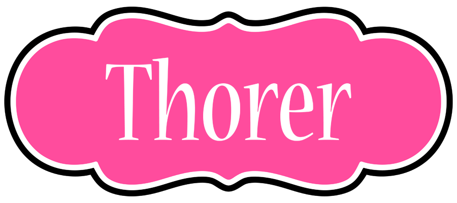 Thorer invitation logo