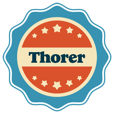 Thorer labels logo