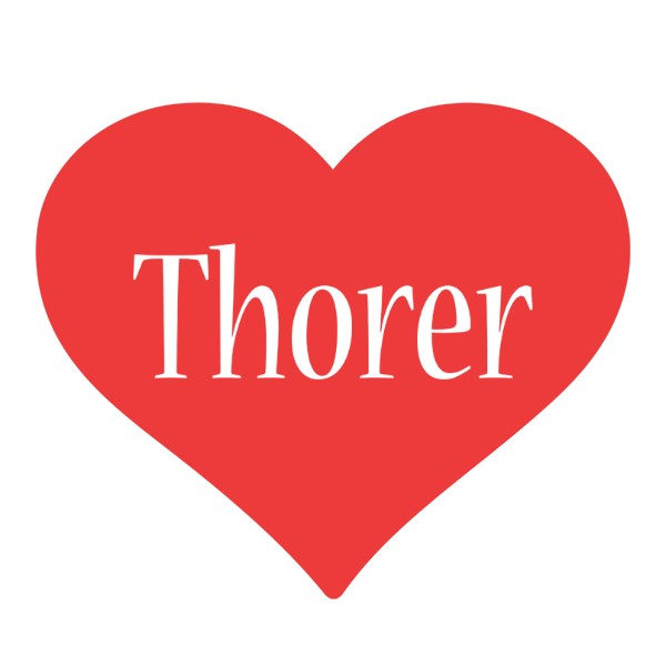 Thorer love logo