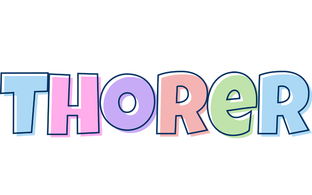 Thorer pastel logo