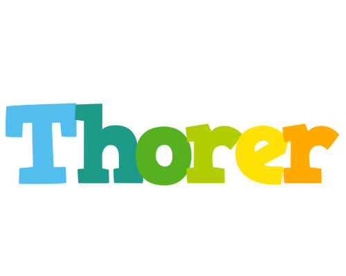 Thorer rainbows logo