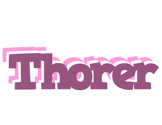 Thorer relaxing logo