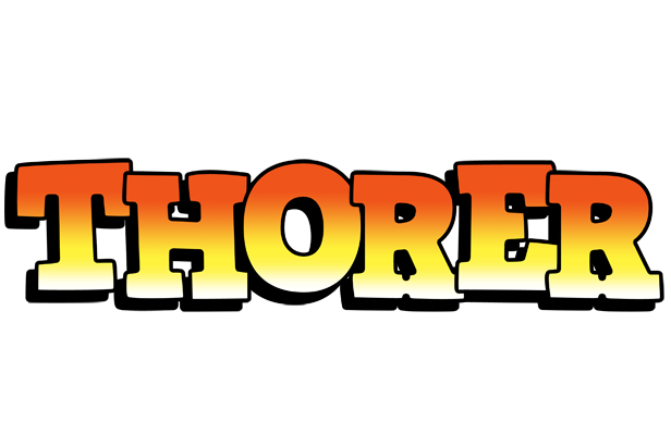 Thorer sunset logo