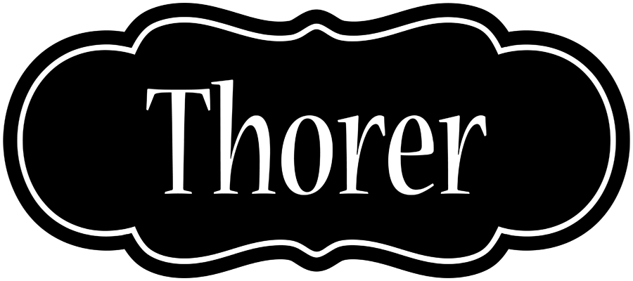 Thorer welcome logo