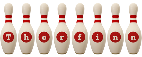 Thorfinn bowling-pin logo