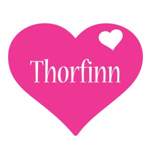 Thorfinn love-heart logo